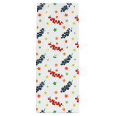 Patroon van bessen, rode bes, bosbes, fruit wijn cadeautas (Achterkant)