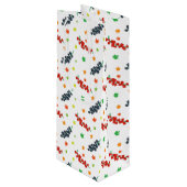 Patroon van bessen, rode bes, bosbes, fruit wijn cadeautas (Voorkant Gekanteld)