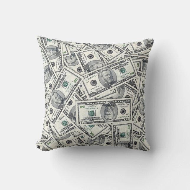 Patroon van biljetten van vijftig dollar kussen (Voorkant)