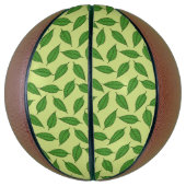 Patroon van bladeren, bladpatroon, voorjaarsblader basketbal (Verticaal)