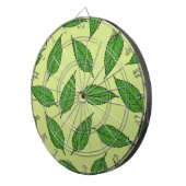 Patroon van bladeren, bladpatroon, voorjaarsblader dartbord (Voorkant Rechts)