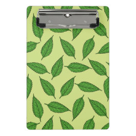 Patroon van bladeren, bladpatroon, voorjaarsblader mini klembord