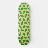 Patroon van bladeren, bladpatroon, voorjaarsblader persoonlijk skateboard (Voorkant)