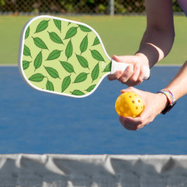 Patroon van bladeren, bladpatroon, voorjaarsblader pickleball paddle