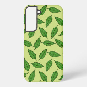 Patroon van bladeren, bladpatroon, voorjaarsblader samsung galaxy hoesje