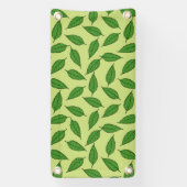 Patroon van bladeren, bladpatroon, voorjaarsblader spandoek (Verticaal)