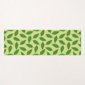 Patroon van bladeren, bladpatroon, voorjaarsblader yogamat (Voorkant (horizontaal))