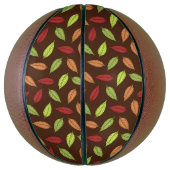 patroon van bladeren, kleurrijke bladeren, herfstb basketbal (Verticaal)