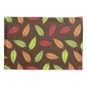 patroon van bladeren, kleurrijke bladeren, herfstb kussensloop (Achterkant)