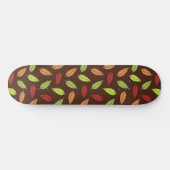 patroon van bladeren, kleurrijke bladeren, herfstb persoonlijk skateboard (Horizontaal)