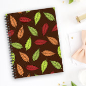 patroon van bladeren, kleurrijke bladeren, herfstb planner