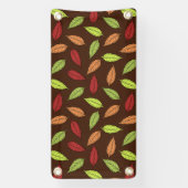 patroon van bladeren, kleurrijke bladeren, herfstb spandoek (Verticaal)
