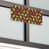 patroon van bladeren, kleurrijke bladeren, herfstb spandoek (Buitenkant Gebouw)