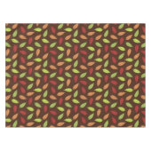 patroon van bladeren, kleurrijke bladeren, herfstb tafelkleed (Voorkant (Horizontaal))