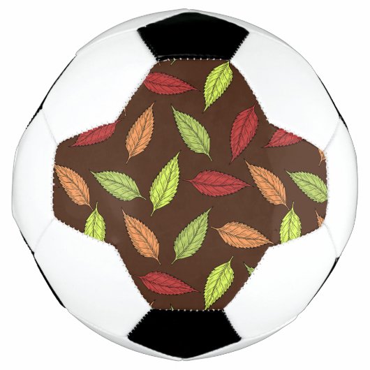 patroon van bladeren, kleurrijke bladeren, herfstb voetbal (Voorkant)