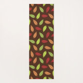 patroon van bladeren, kleurrijke bladeren, herfstb yogamat (Achterkant)