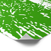 Patroon van bladeren. Tropische palmbomen Poster (Hoek)