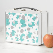 Patroon van blauw-olifantenblauw, luifaantjes, ste (In situ)