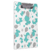 Patroon van blauw-olifantenblauw, luifaantjes, ste klembord (Rechts)