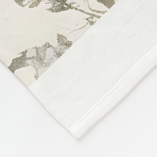 patroon van bloeiende Rozen Fleece Deken (Hoek)