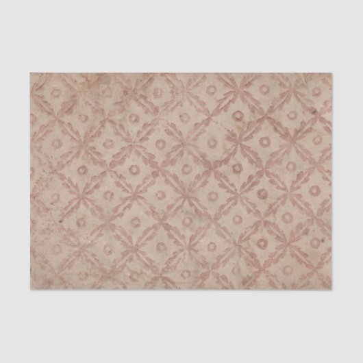 Patroon van bloemen en cirkels Decoupage papier (Voorkant)