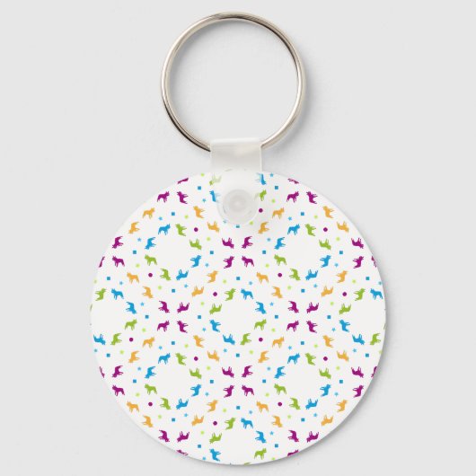 Patroon van bulldog sleutelhanger (Voorkant)