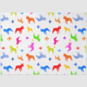 Patroon van bulldog tissuepapier (Voorkant)