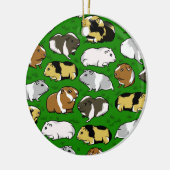 patroon van cavia's keramisch ornament (Links)