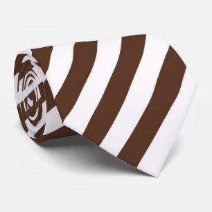 patroon van chocoladestrips stropdas