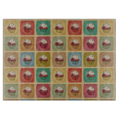  patroon van cupcakes snijplank (Voorkant)
