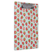 patroon van de aardbei in de moeras en de rode zom klembord (Rechts)