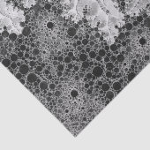 Patroon van de Bel van Black&White het Abstracte Tissuepapier (Detail)