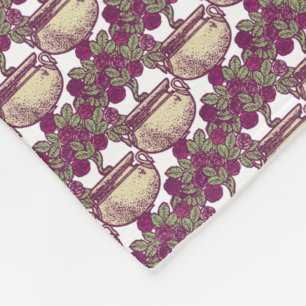  patroon van de boomstam van het roos van de Kunst Fleece Deken