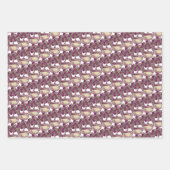  patroon van de boomstam van het roos van de Kunst Inpakpapier Vel (Voorkant 3)