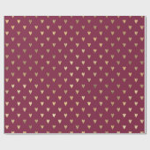  patroon van de Bourgogne Red en het goudhart in P Cadeaupapier (Vlak)