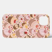 Patroon van de cakeekhoorn Case-Mate iPhone case (Achterkant (horizontaal))