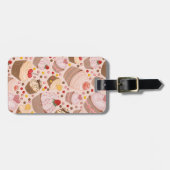 Patroon van de cakejes bagagelabel (Voorkant horizontaal)