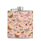 Patroon van de cakejes heupfles (Voorkant)