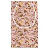 Patroon van de cakejes klein cadeauzakje (Achterkant)