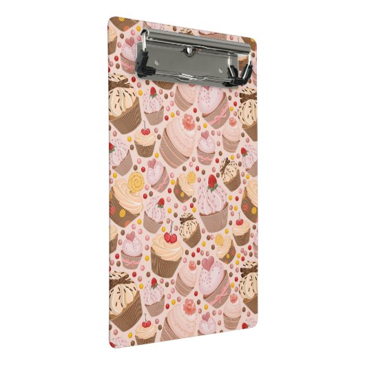 Patroon van de cakejes mini klembord (Schuin)