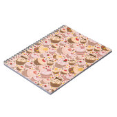 Patroon van de cakejes notitieboek (Linkerzijde)