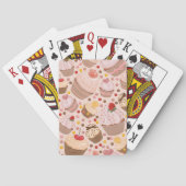Patroon van de cakejes pokerkaarten (Achterkant)