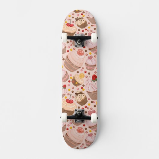 Patroon van de cakejes skateboard (Voorkant)