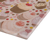 Patroon van de cakejes snijplank (Hoek)