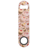 Patroon van de cakejes speed flessenopener (Achterkant)