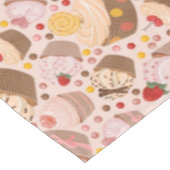 Patroon van de cakejes tafelkleed (Gekanteld)