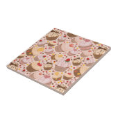 Patroon van de cakejes tegeltje (Zijkant)
