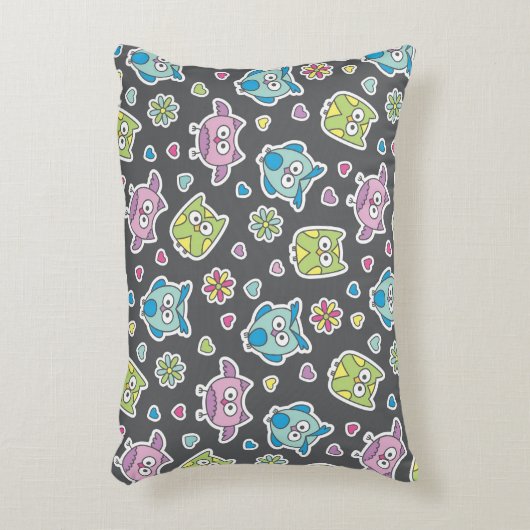 patroon van de cartoon accent kussen (Voorkant(Verticaal))