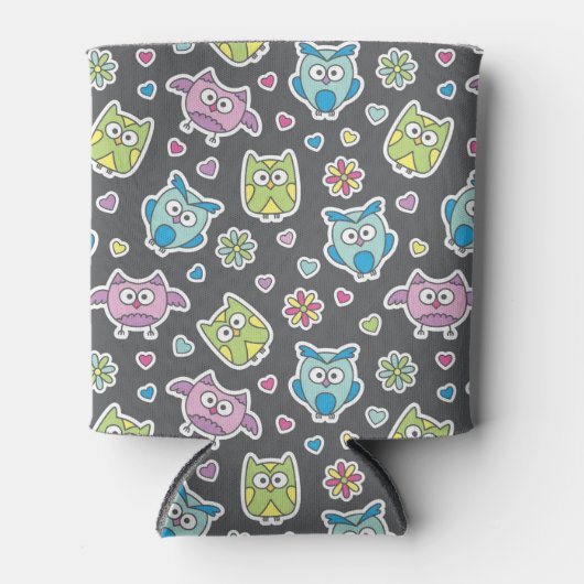 patroon van de cartoon blikjeskoeler (Voorkant)