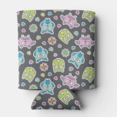 patroon van de cartoon blikjeskoeler (Achterkant)